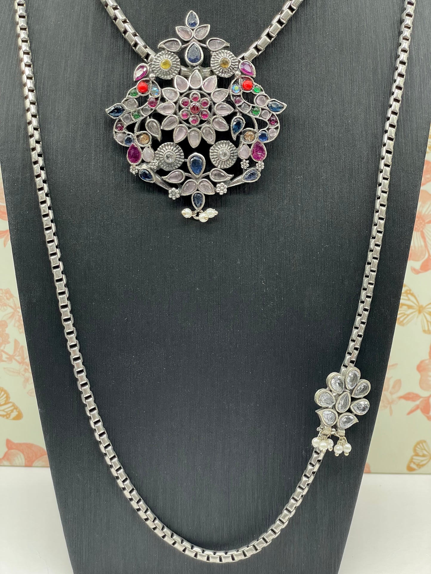 Double Layer Necklace - Multi