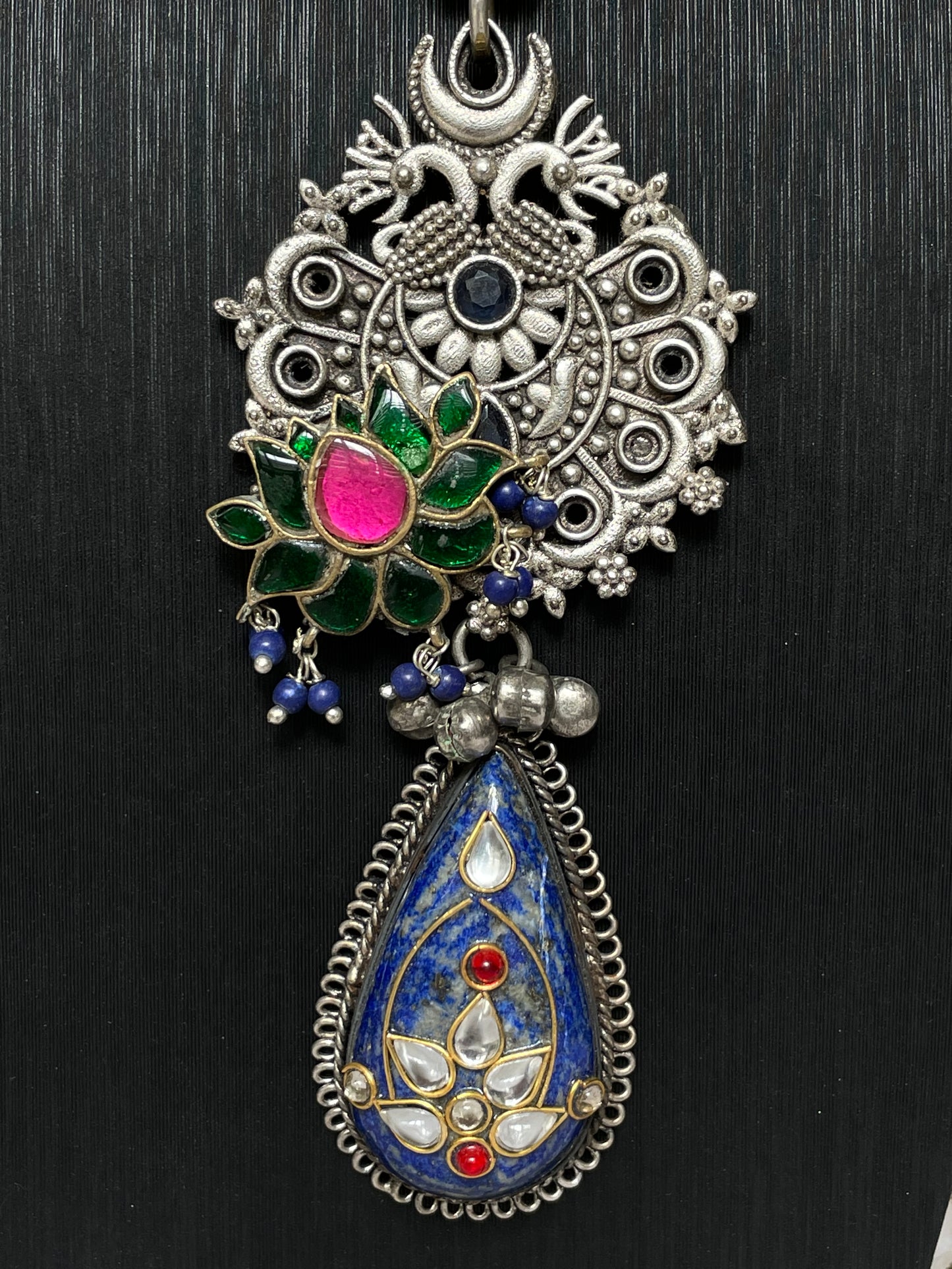 Lapis Stone Pendant Necklace