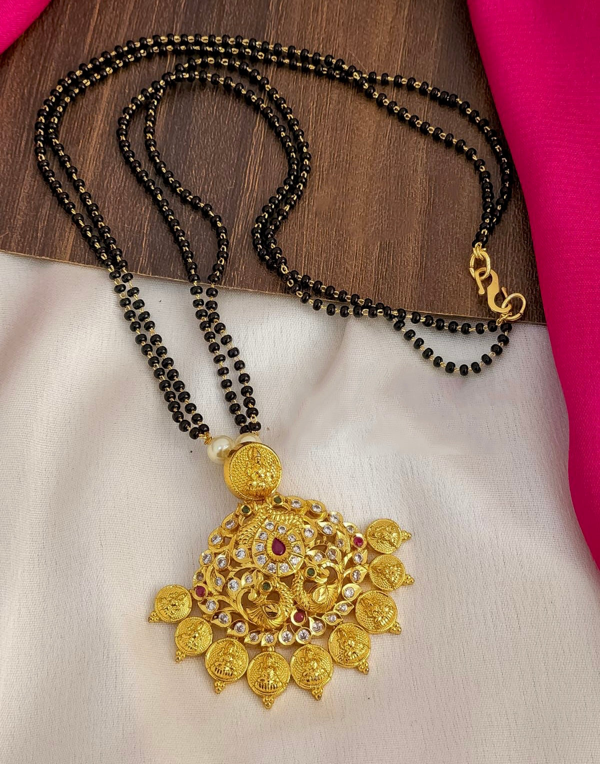 Mangalsutra with deals lakshmi pendant