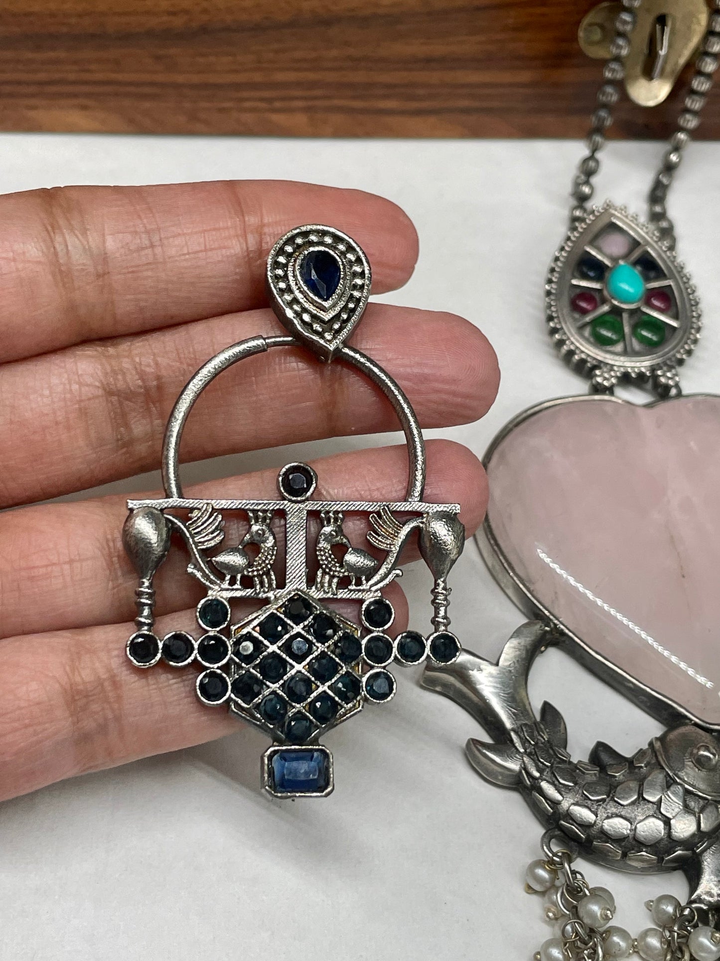 Pink Heart Pendant Necklace