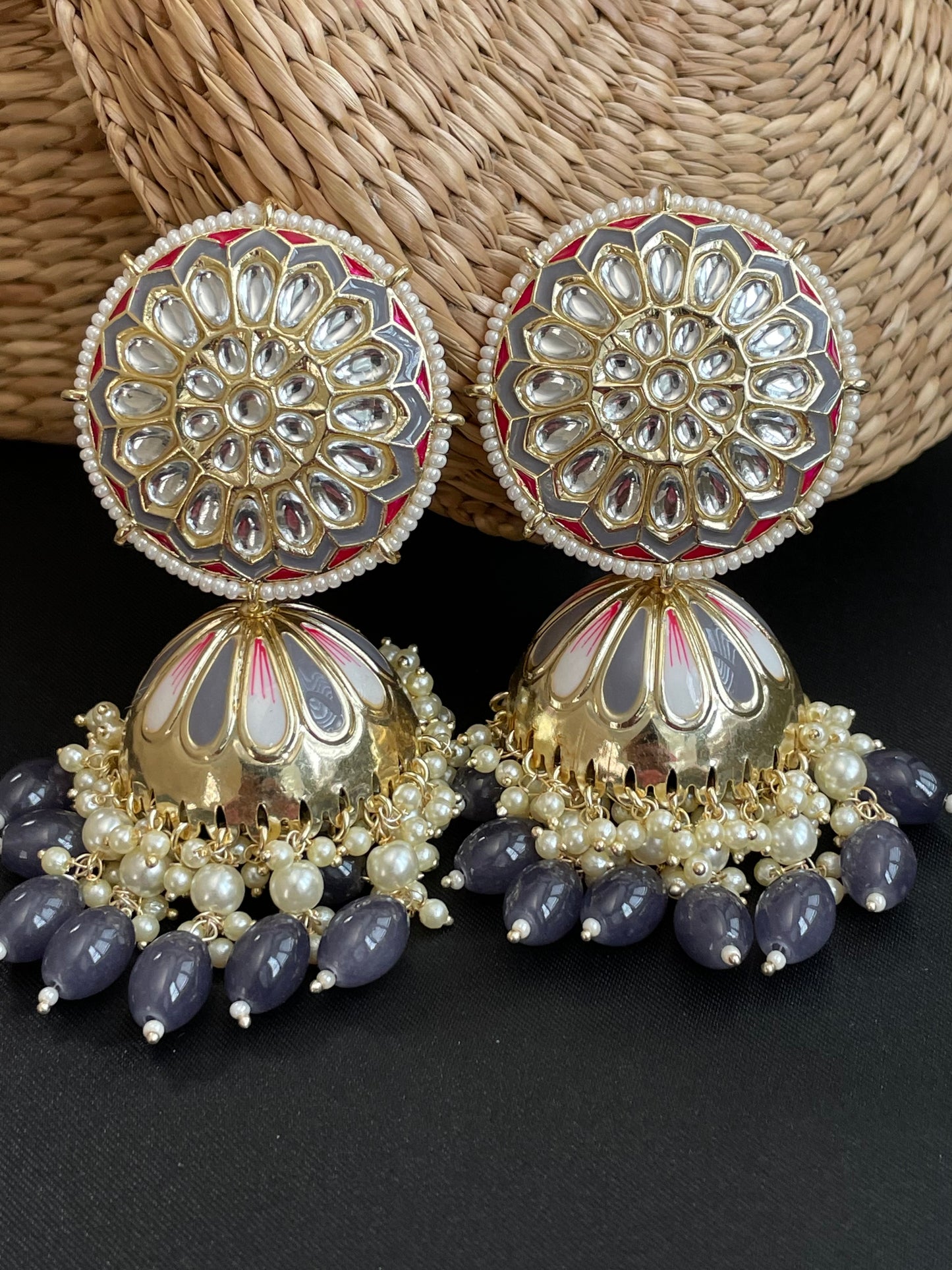 Meenakari Jhumki