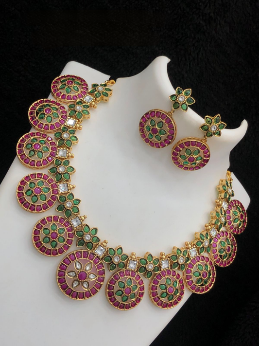 Kemp Bottu Necklace