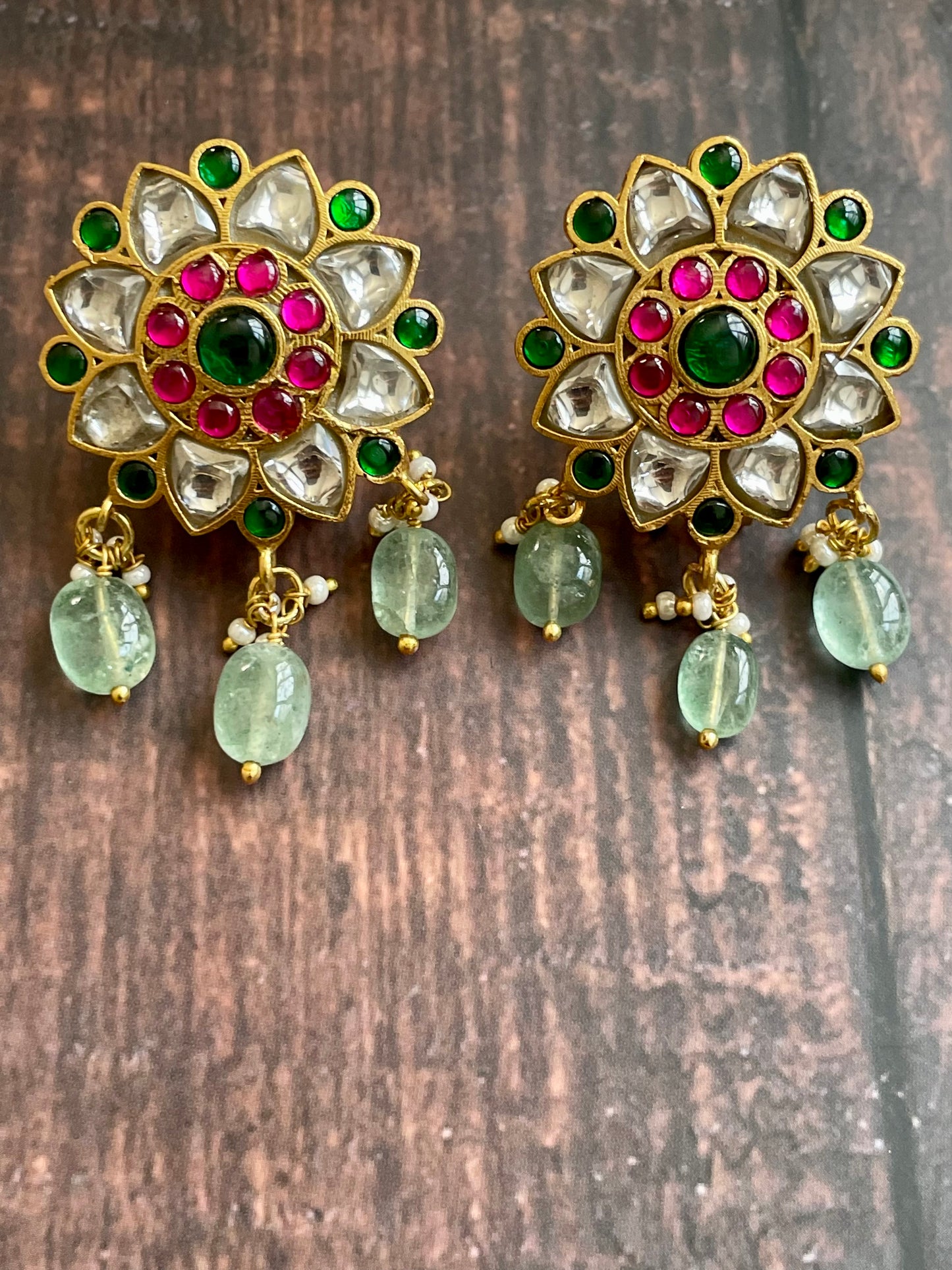 Jadau Kundan Pendant Set - Star