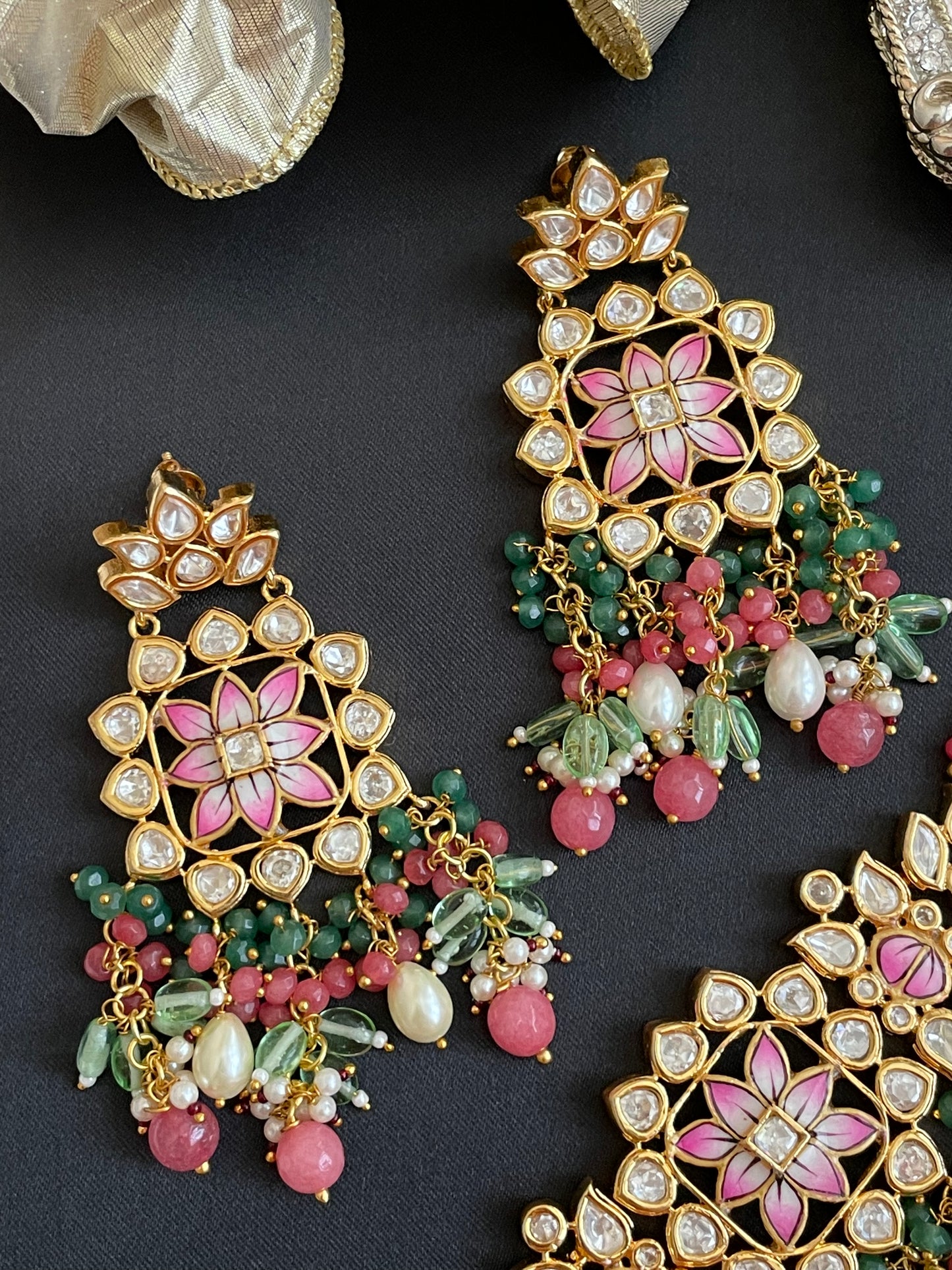 Kundan - Meenakari Choker