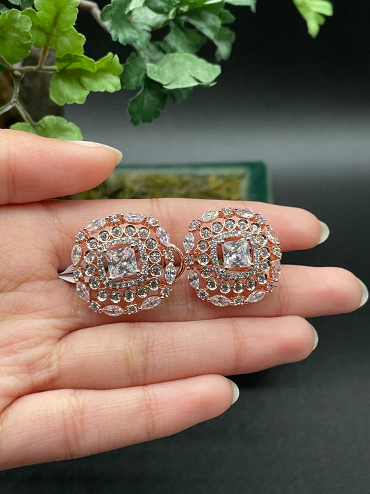 AD Earrings - Small Square